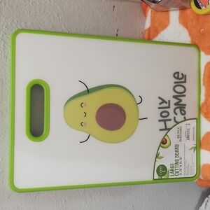 HOLY GUACAMOLE Avocado Cutting Board  11.75" X 15.75"